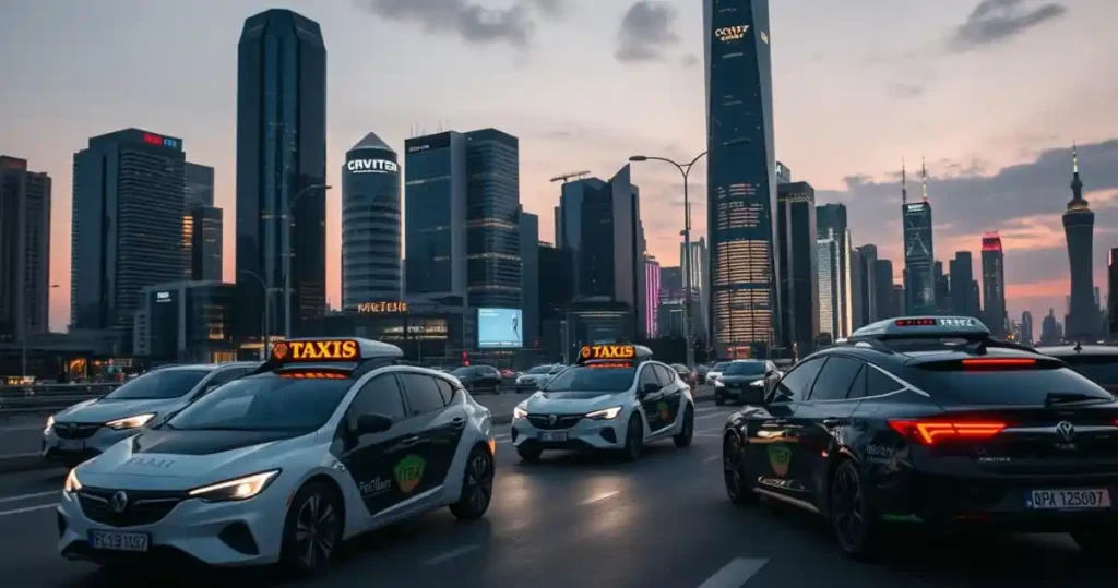 AI driven taxis