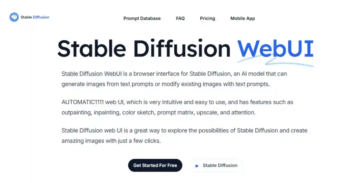 Stable Diffusion Web UI (Open Source) AI Car Generator