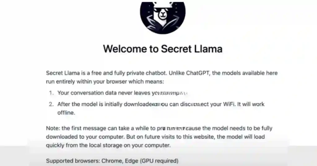 Secret LLaMA: Privacy-First AI Chatbot