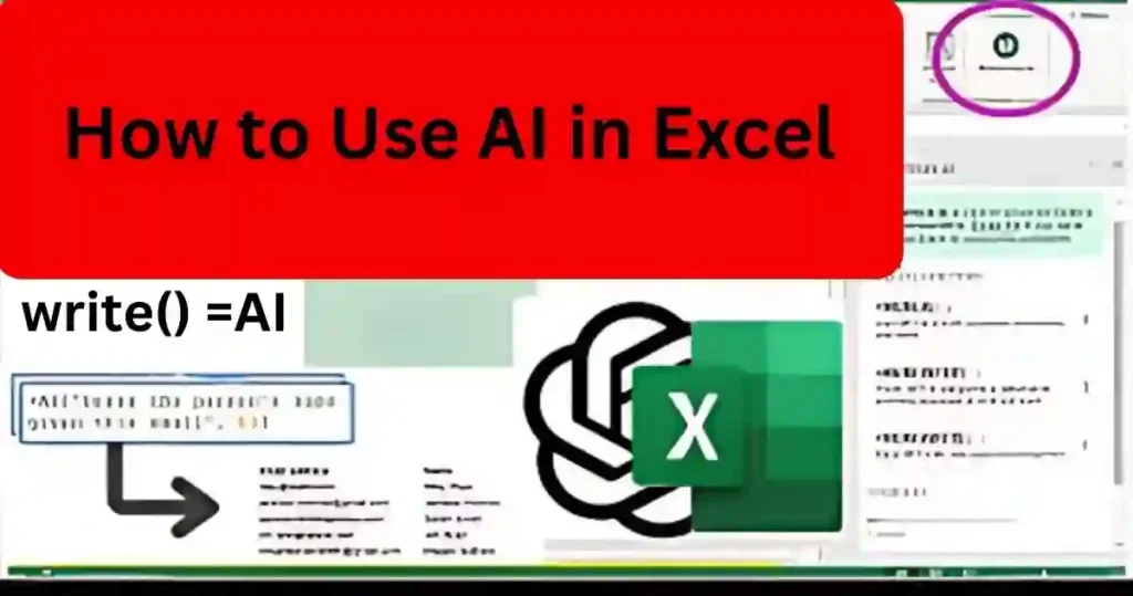 How to Use AI in Excel